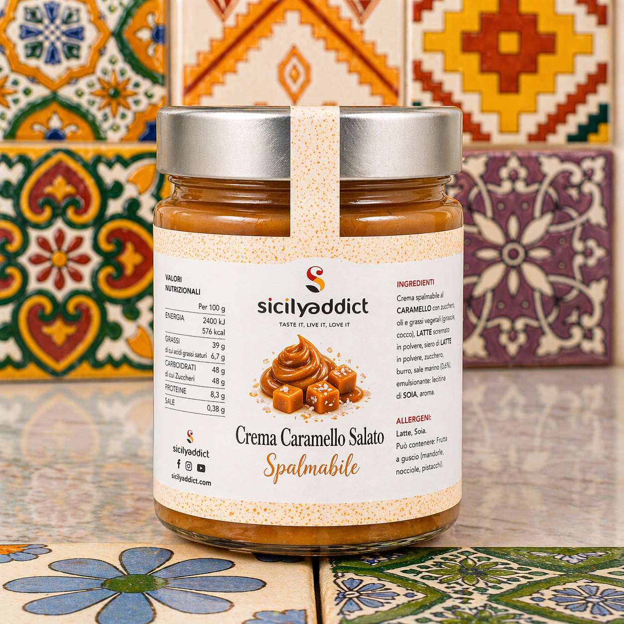 Crema spalmabile al caramello salato