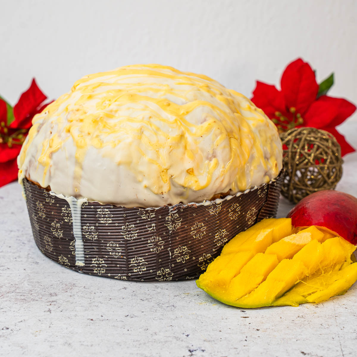 Panettone artigianale farcito ai frutti tropicali 1,1kg