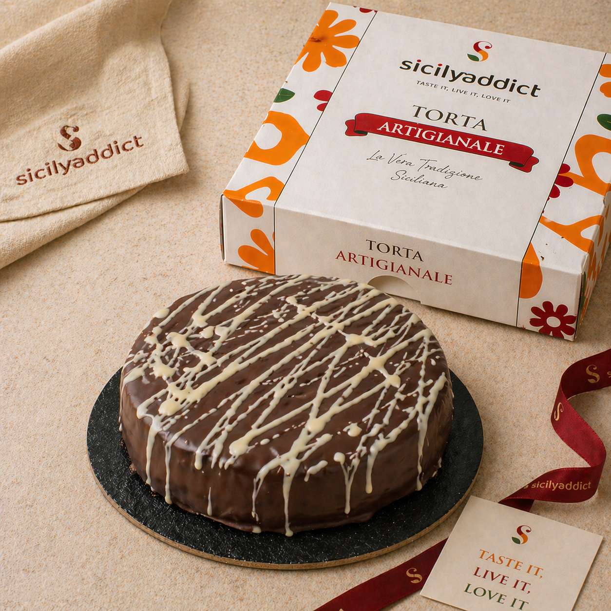 Torta con crema di nocciole Ciokobueno 600g