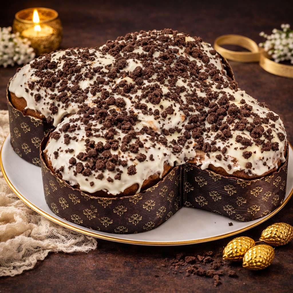 Colomba artigianale al gusto Ciokoreo