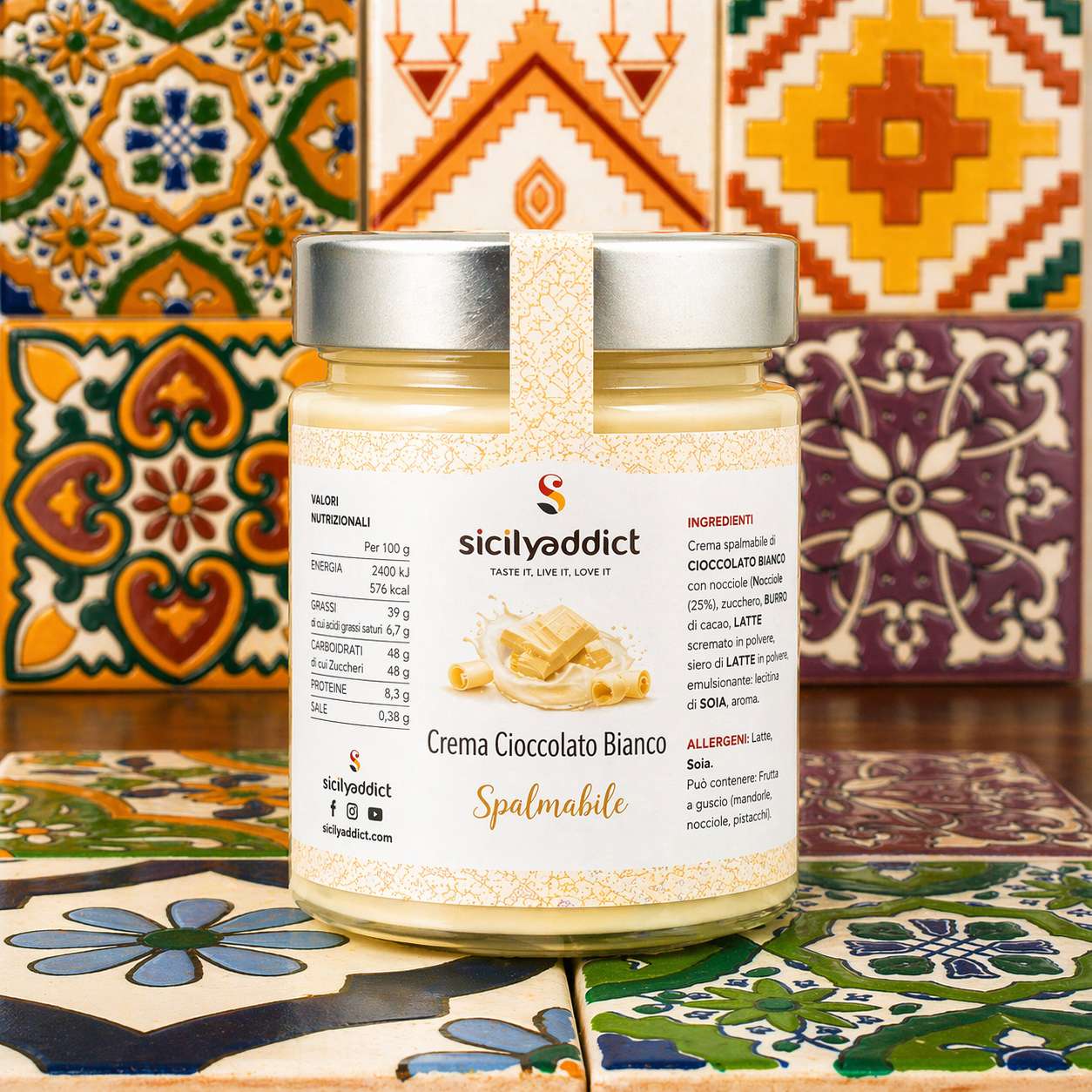 Crema spalmabile cioccolato bianco