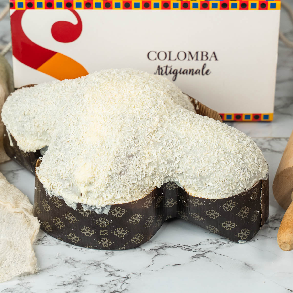 Colomba artigianale al cocco e cioccolato Ciokococco