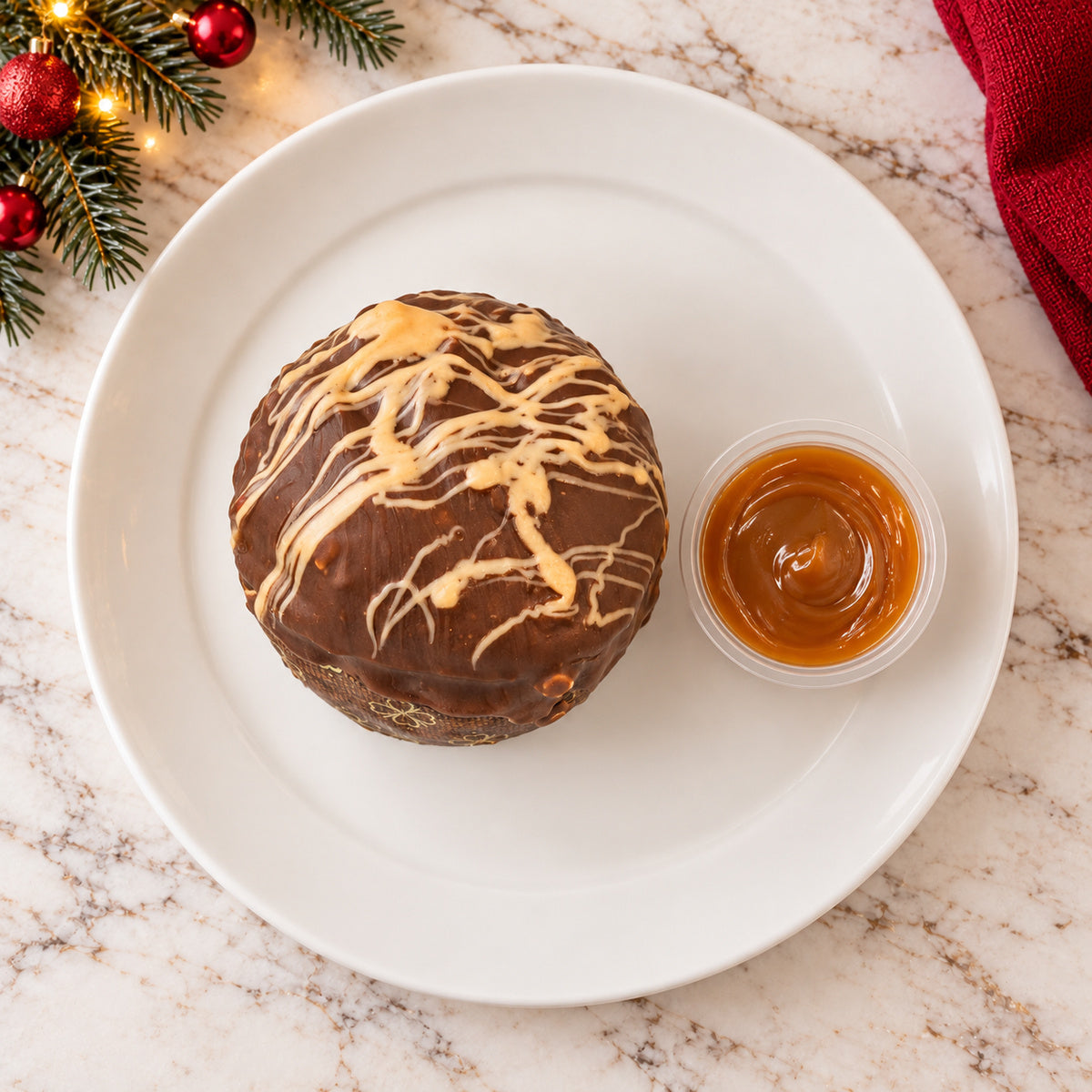 Panettoncino artigianale ciokocaramel