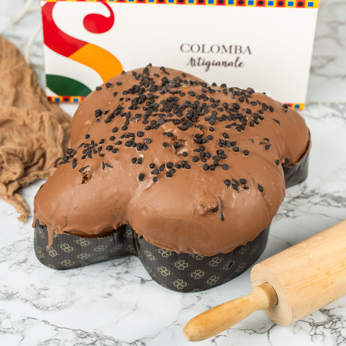 Colomba al cioccolato artigianale farcita 1,1kg