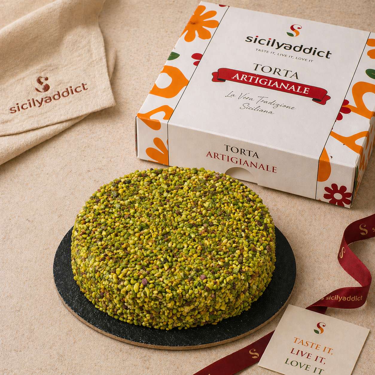 Torta al pistacchio 600g
