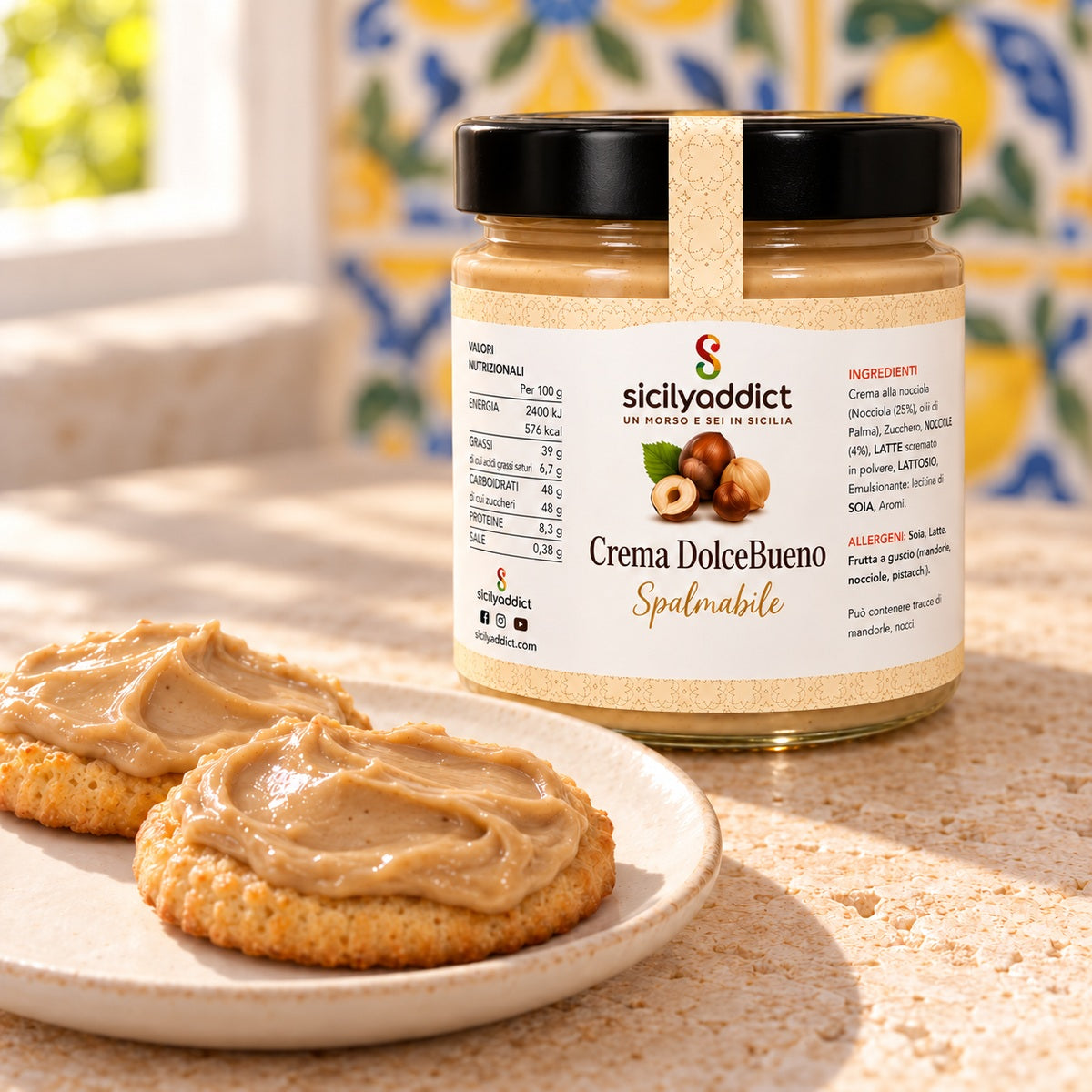 Crema di nocciole Dolcebueno