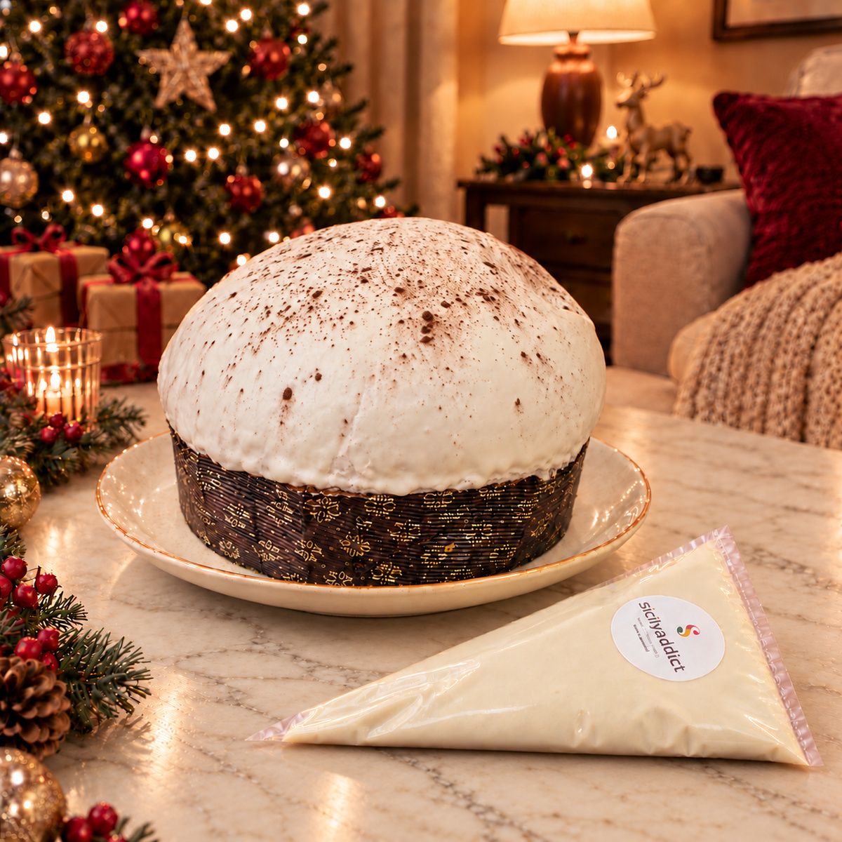 Panettone artigianale al Tiramisu'