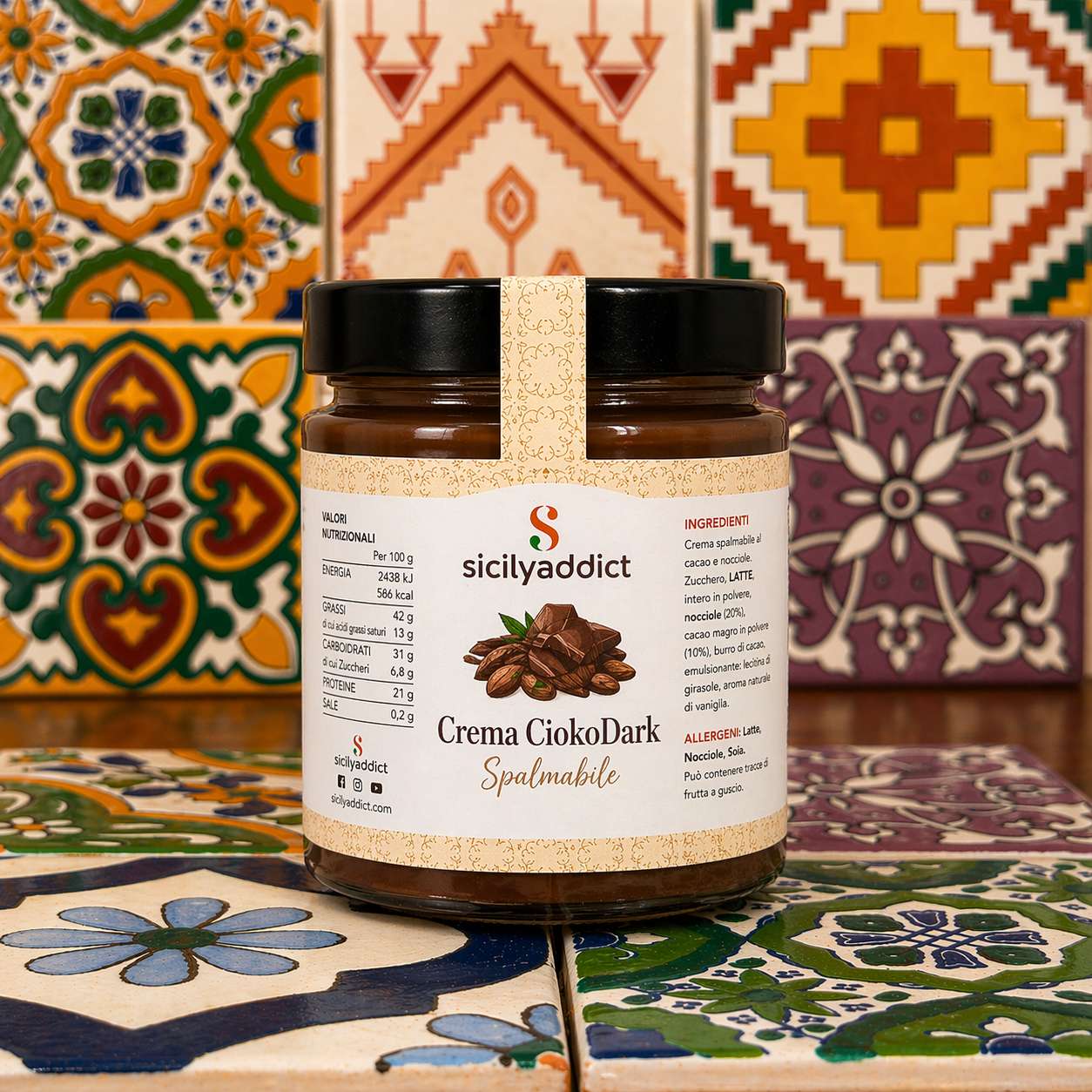 Crema spalmabile al cacao Ciokodark