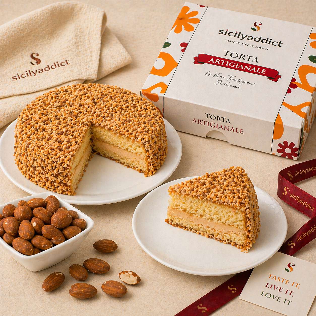 Torta di mandorle 600g