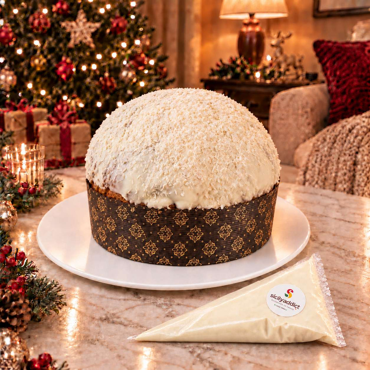 Panettone artigianale al cioccolato e Cocco Ciokococco
