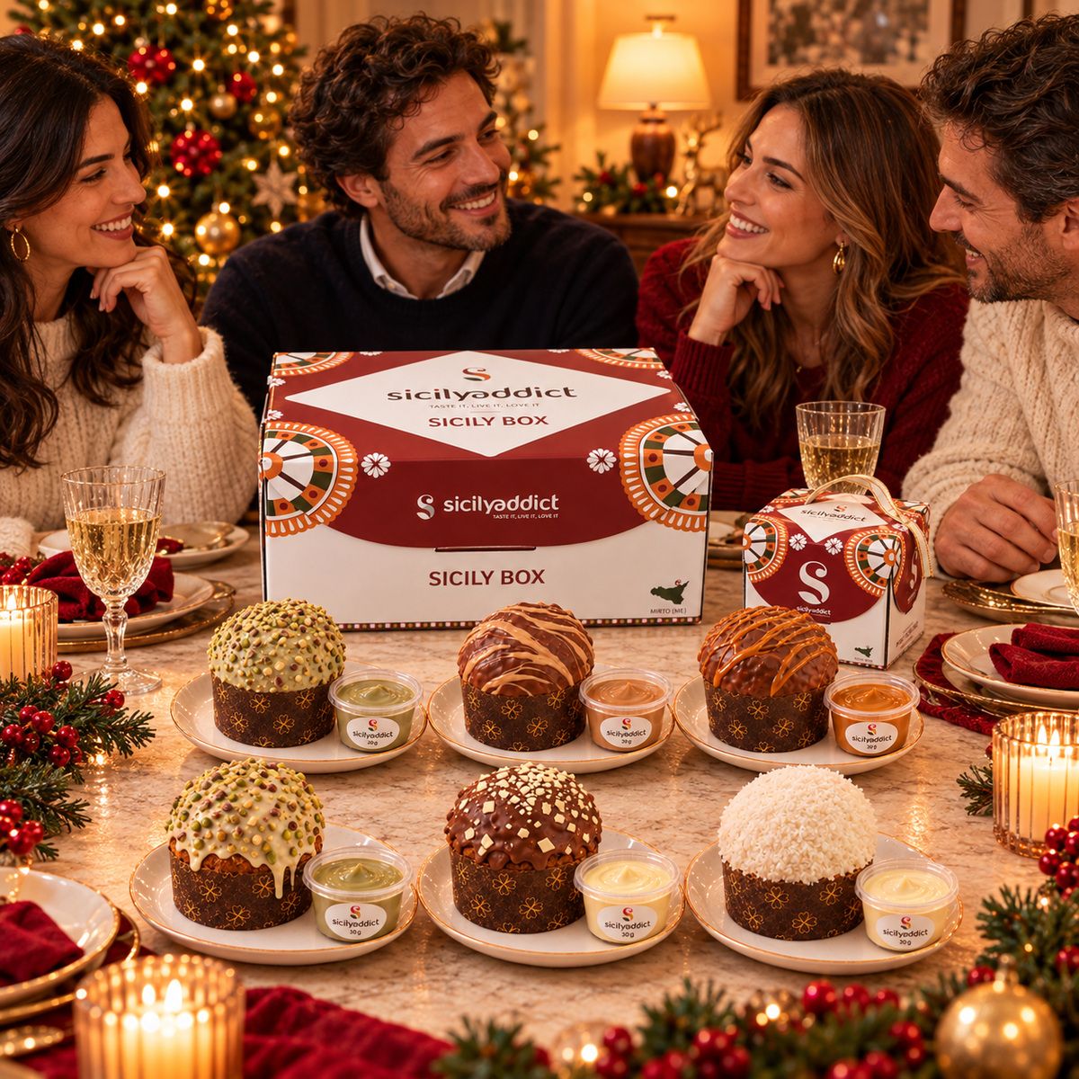 Box Panettoncini Artigianali Luxury 9 pezzi misti