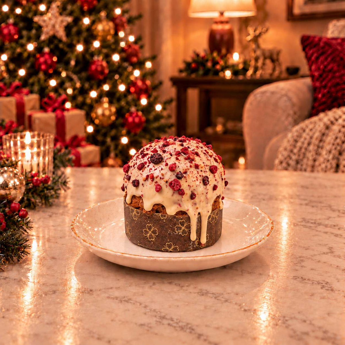 Panettoncino artigianale Frutti di Bosco e Cioccolato Bianco – SicilyAddict Horeca