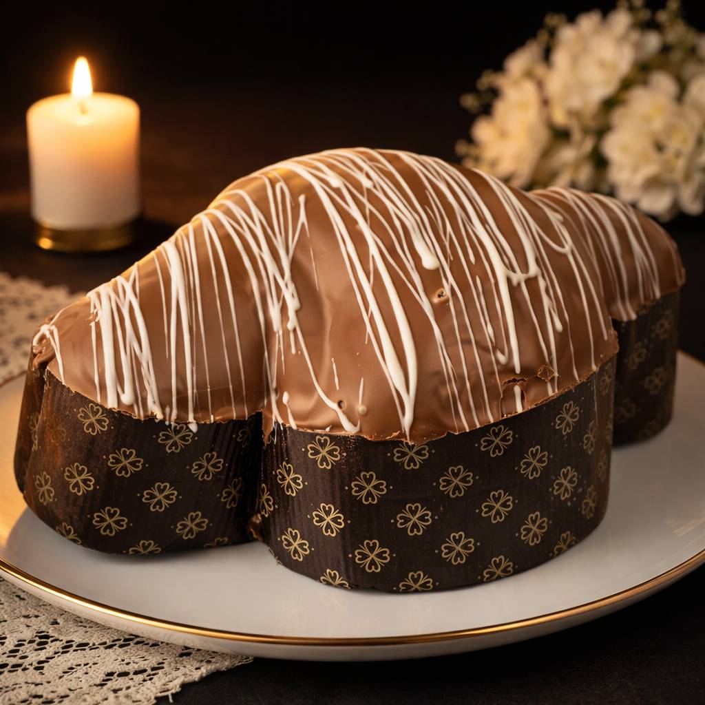 Colomba artigianale cioccolato e nocciole ciokobueno