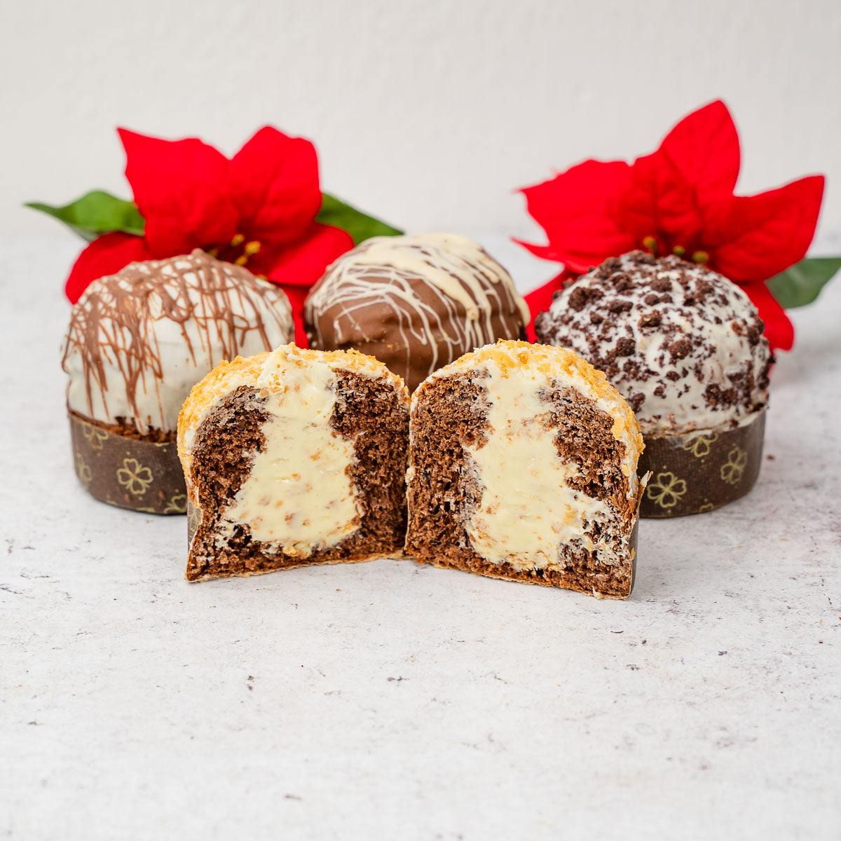 Panettoncino artigianale al cioccolato bianco e cereali ciokocereali 150g