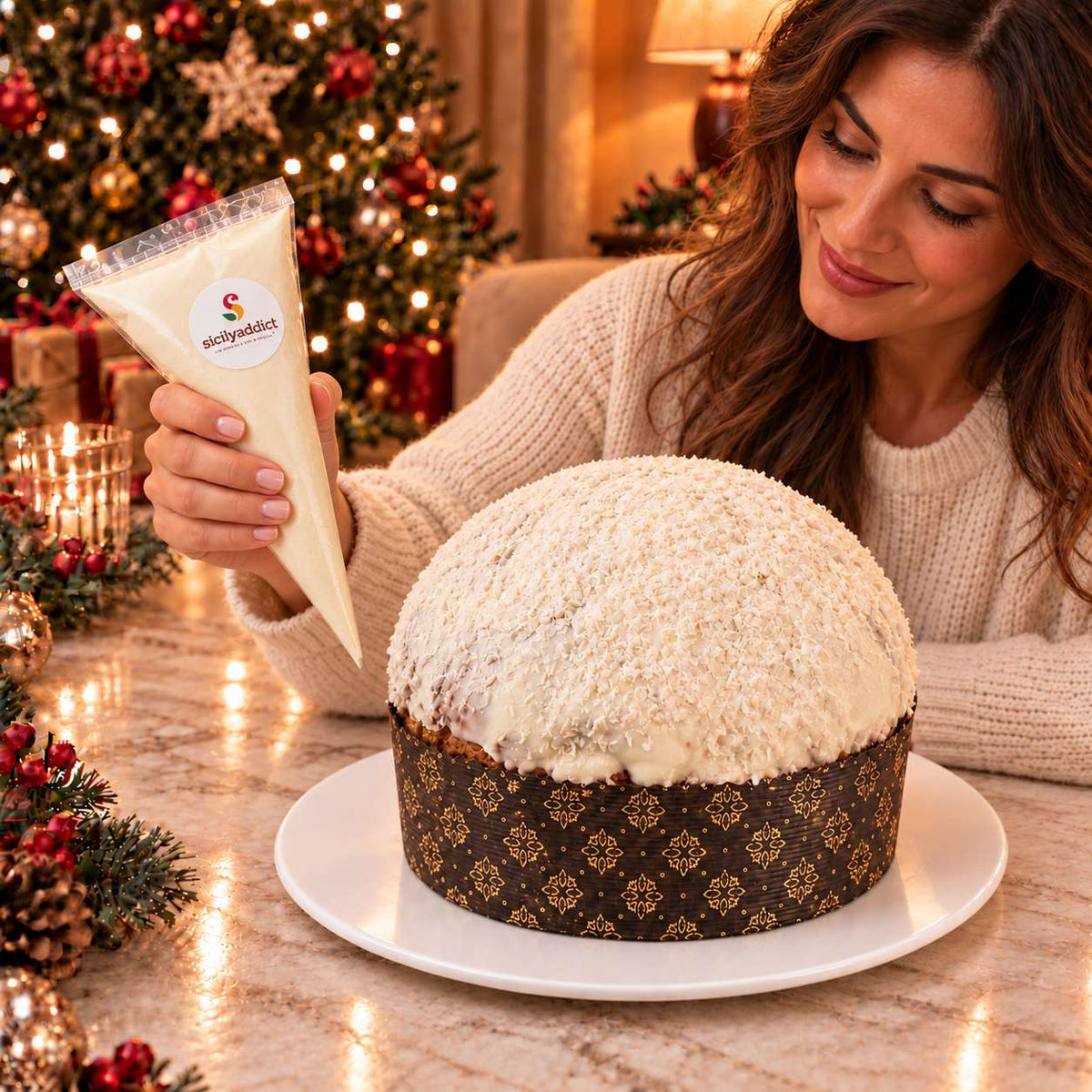 Panettone artigianale al cioccolato e Cocco Ciokococco
