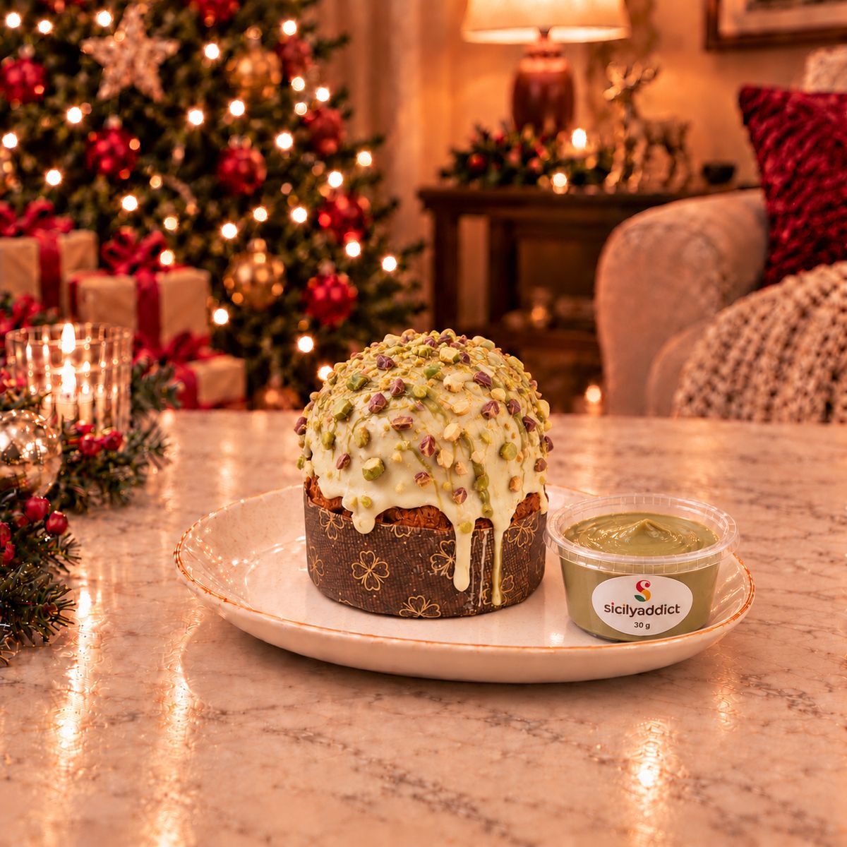 Panettoncino artigianale al cioccolato e pistacchio ciokopistacchio · Foto 1