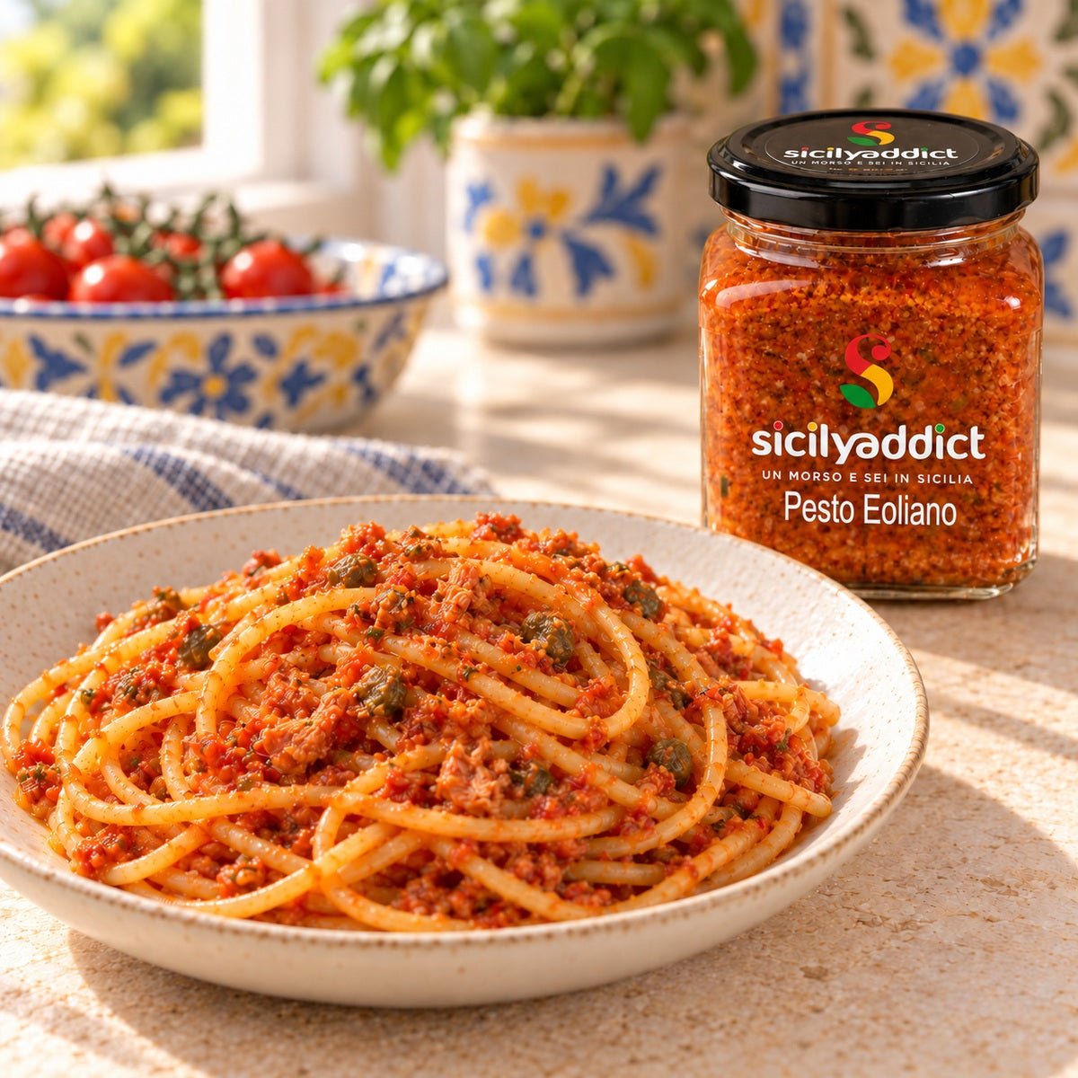 Pesto Eoliano 180 g - SicilyAddict