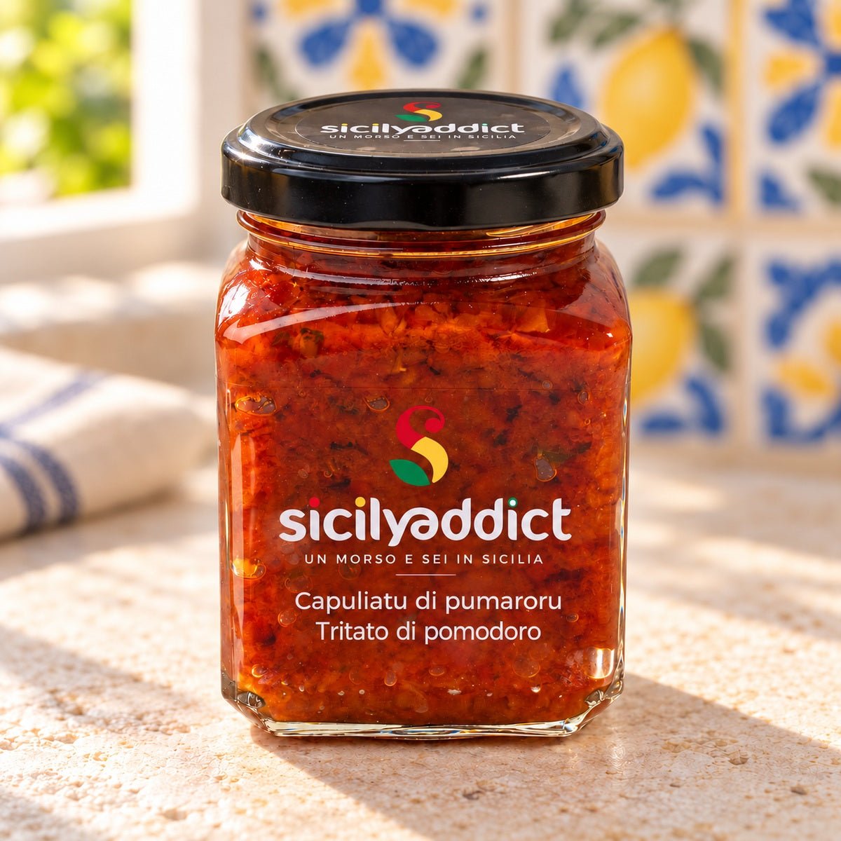 Tritato di Pomodoro 180 g - SicilyAddict