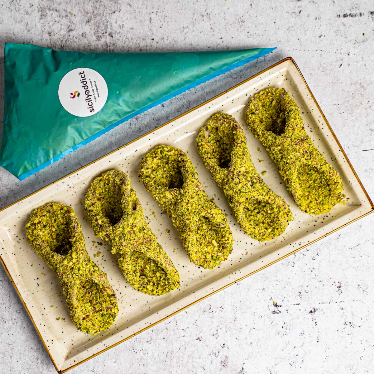 Scorze di cannoli Pistacchio Lovers