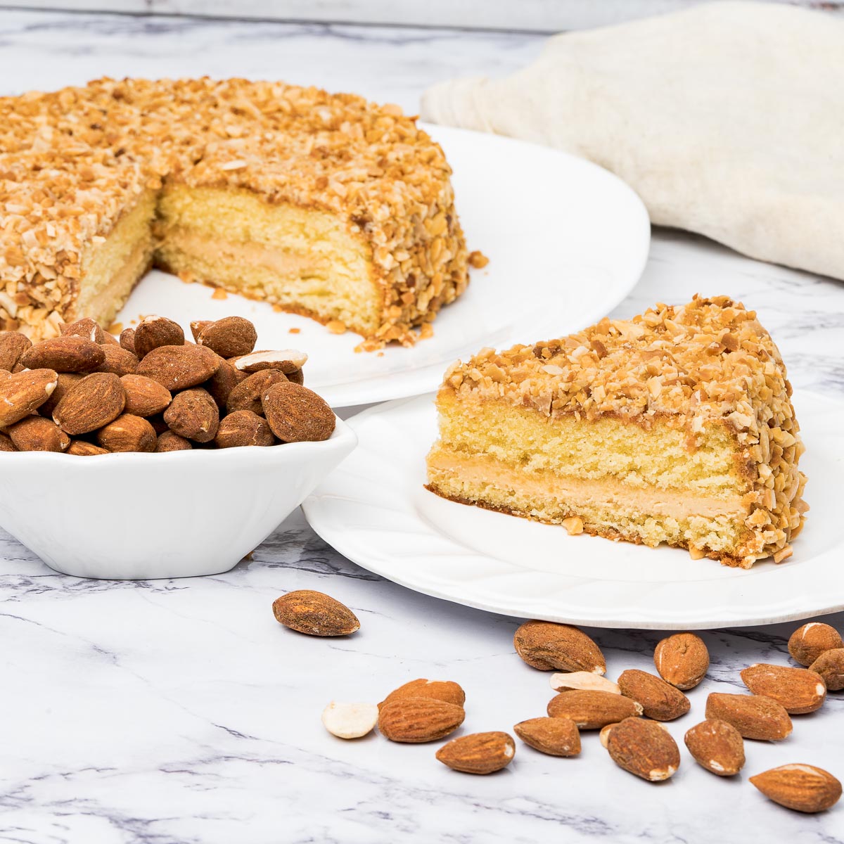 Torta di mandorle 600g