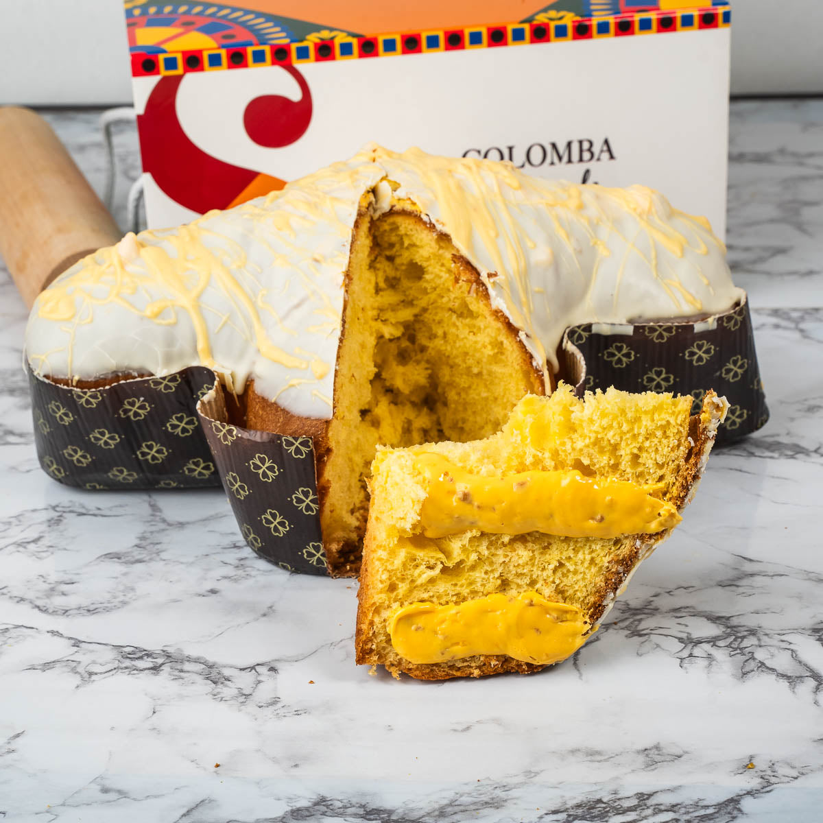 Colomba artigianale farcita ai frutti tropicali 1,1kg