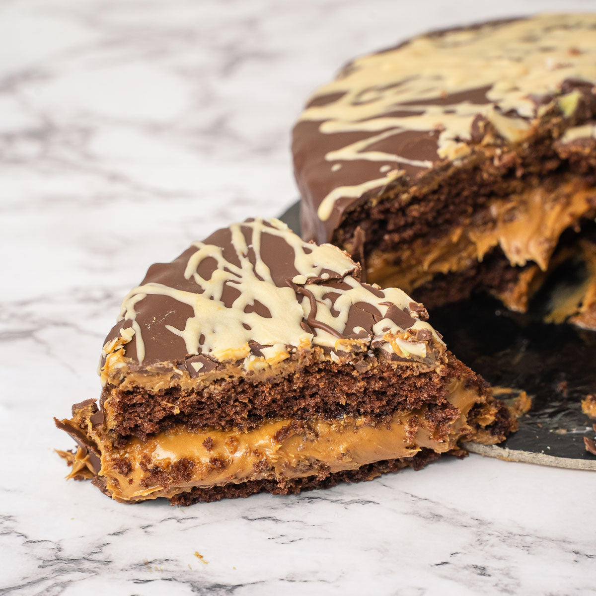 Torta al cioccolato e caramello salato Ciokocaramel 600g