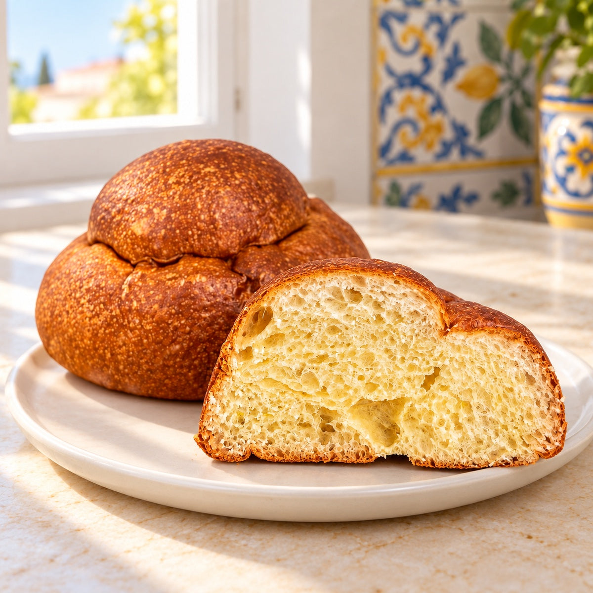 Brioche col tuppo siciliane a lunga conservazione