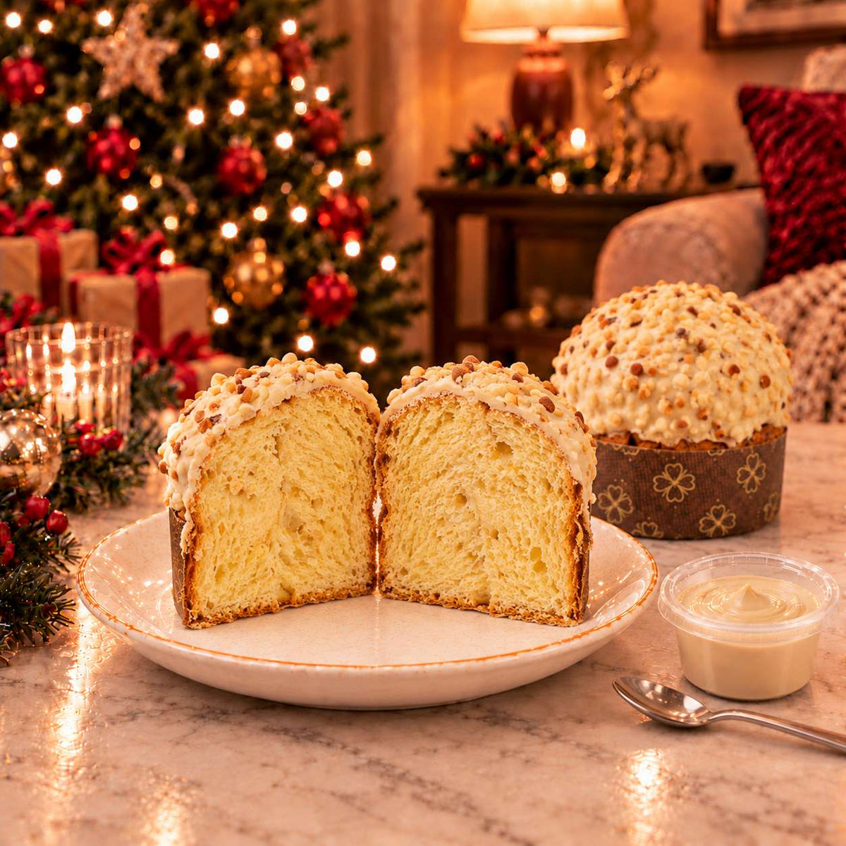 Panettoncino artigianale alla mandorla — Sicilyaddict