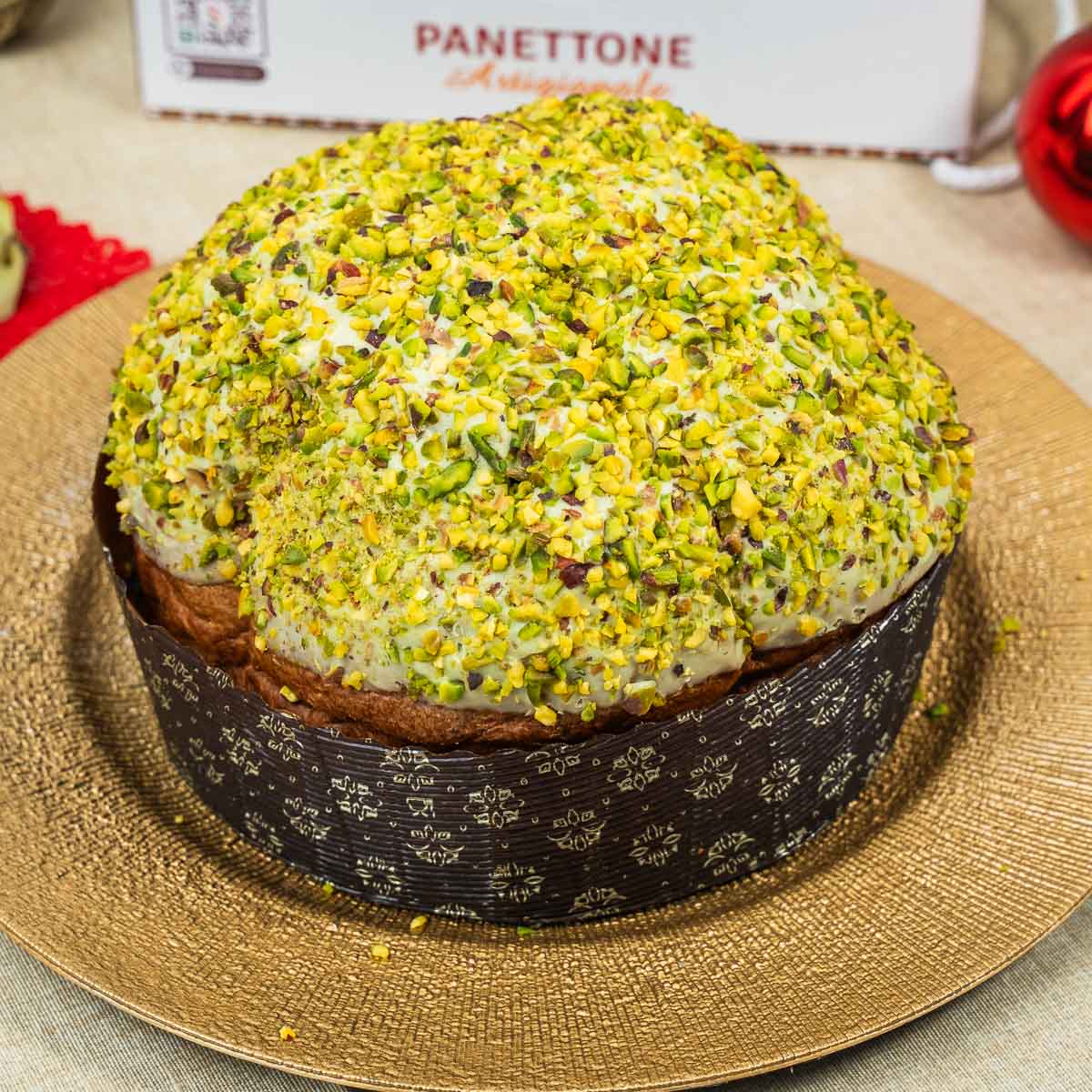 Cesta natalizia Pistacchiotta + confezione regalo