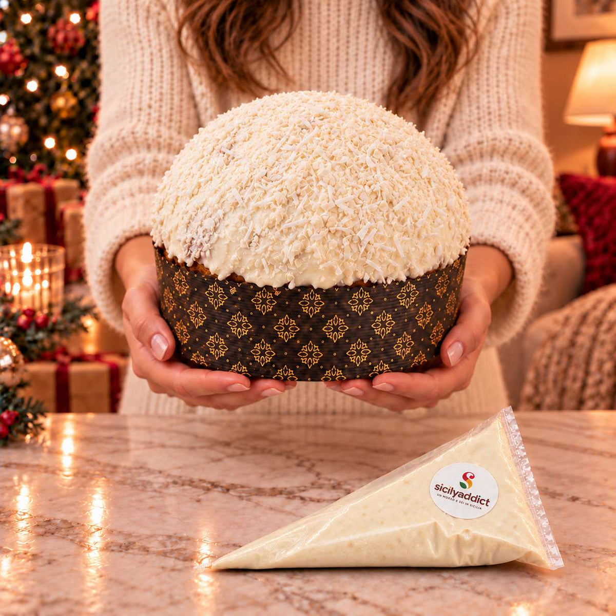 Panettone artigianale al cioccolato e Cocco Ciokococco