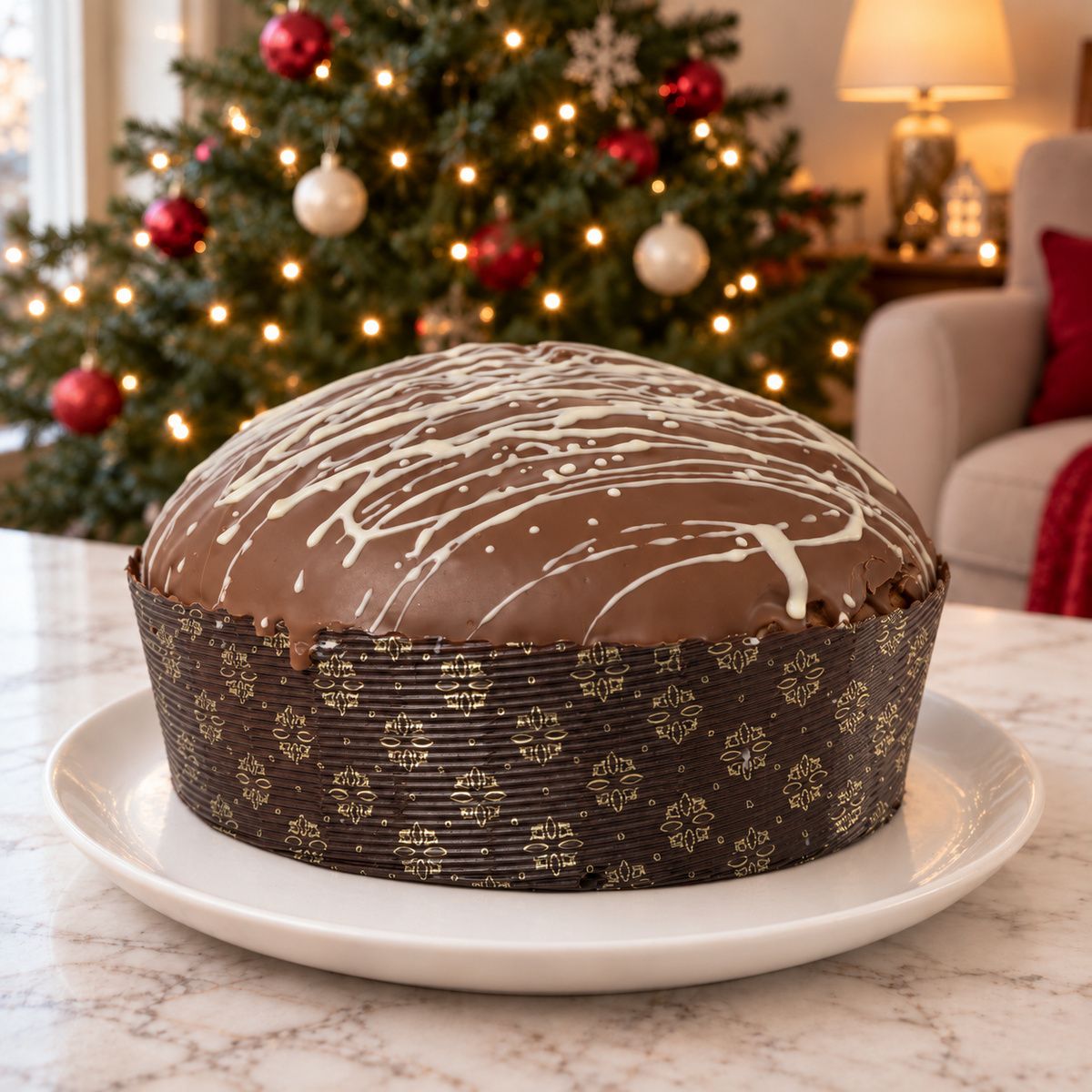 Panettone artigianale al cioccolato e nocciole Ciokonocciola