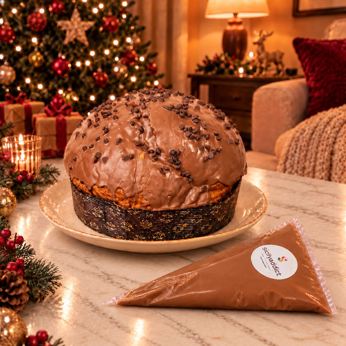 Panettone artigianale al Cioccolato