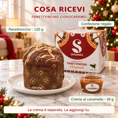 Panettoncino artigianale ciokocaramel — Sicilyaddict