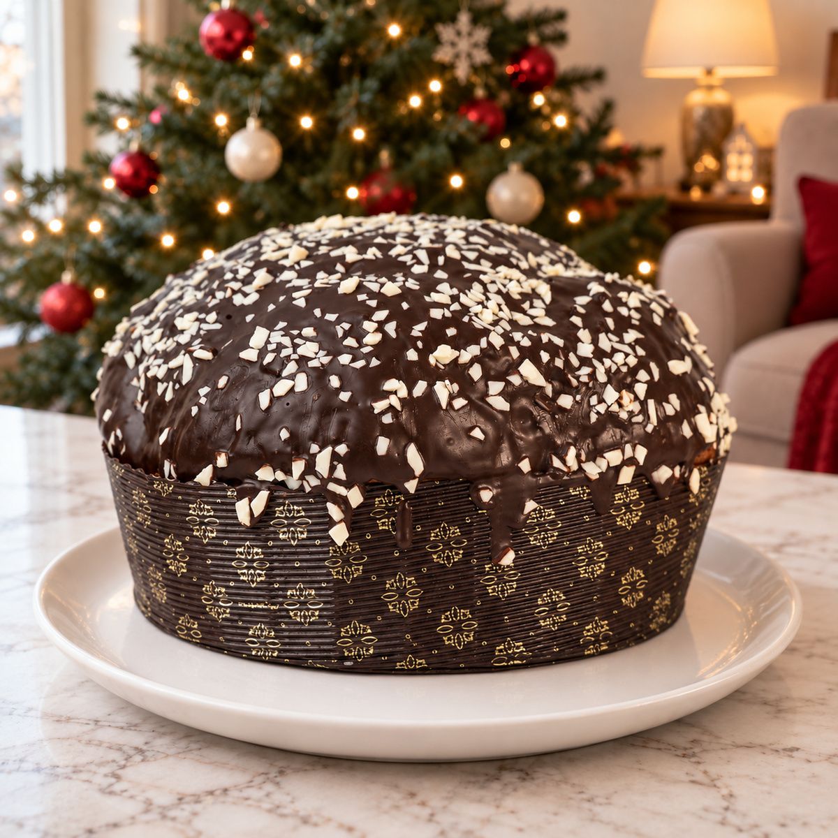 Panettone artigianale ai Tre Cioccolati