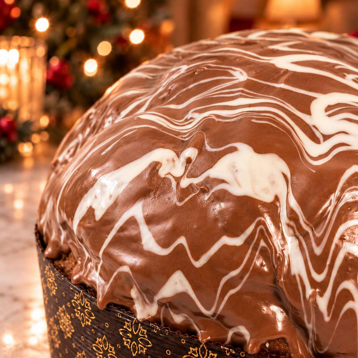 Panettone artigianale al cioccolato e nocciole Ciokonocciola