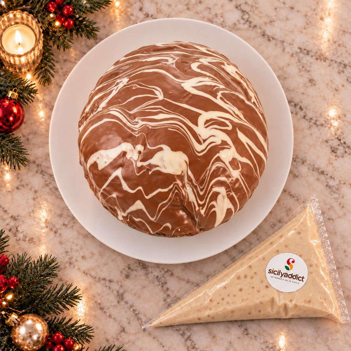 Panettone artigianale al cioccolato e nocciole Ciokonocciola