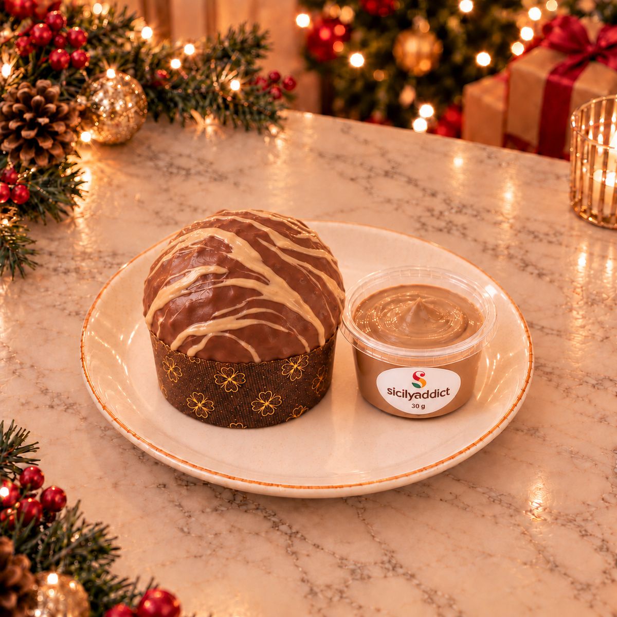 Panettoncino artigianale al cioccolato e nocciole Ciokonocciola — Sicilyaddict
