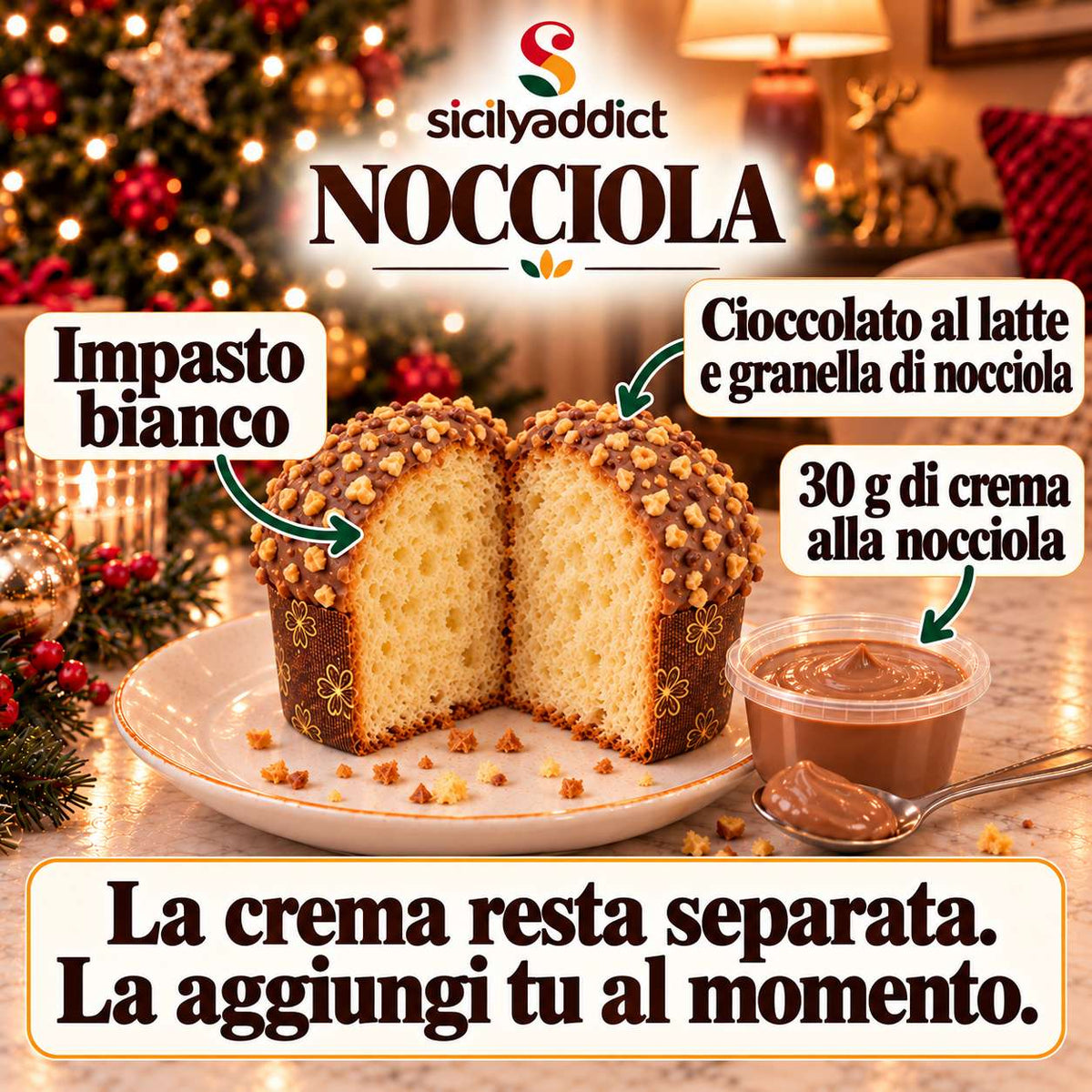 Panettoncino artigianale alla nocciola — Sicilyaddict