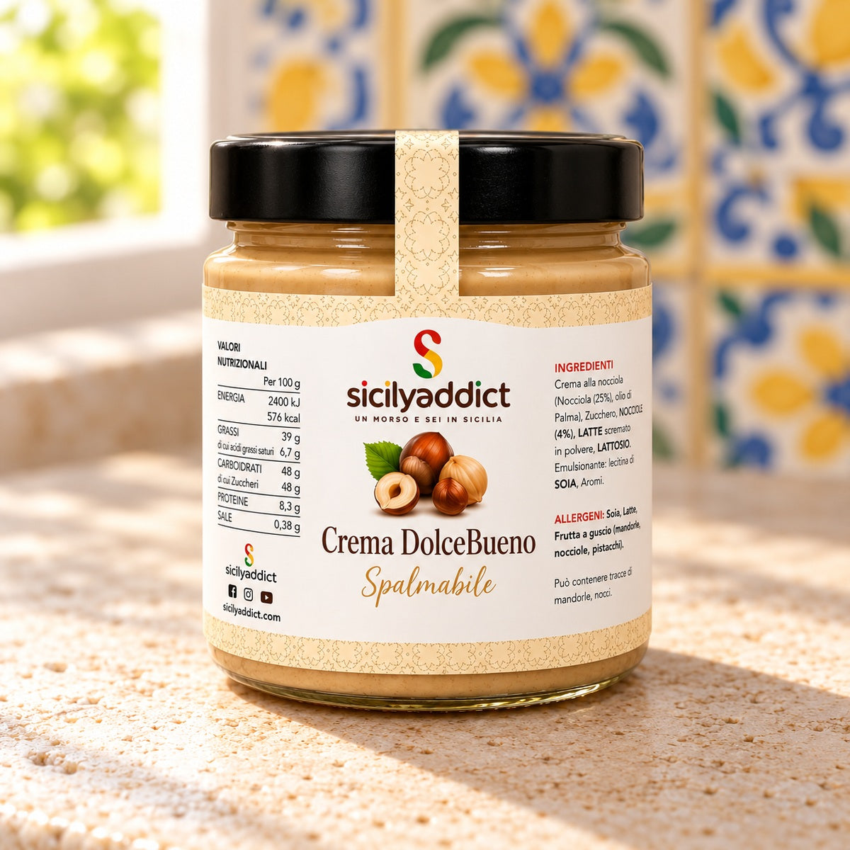 Crema di nocciole Dolcebueno