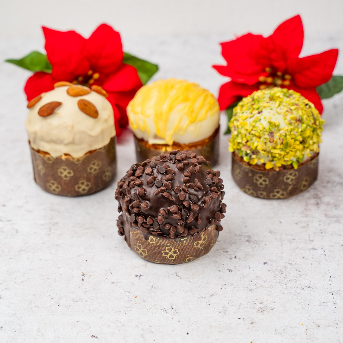 Panettoncino artigianale farcito al cioccolato fondente 150g