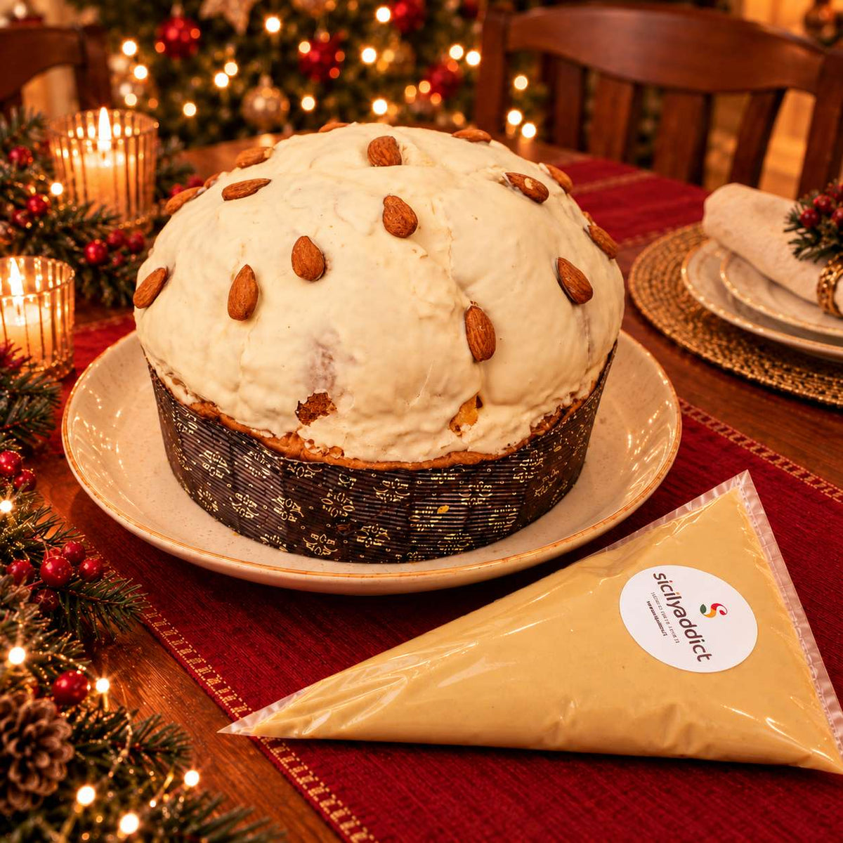 Panettone artigianale alla Mandorla