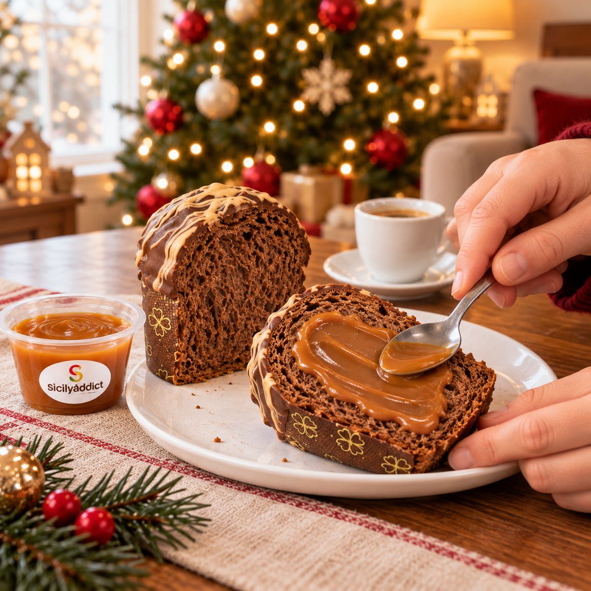 Panettoncino artigianale ciokocaramel — Sicilyaddict