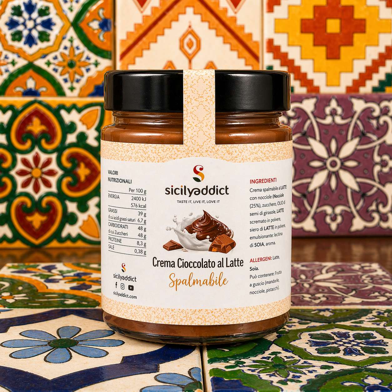 Crema spalmabile al cioccolato al latte