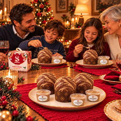 Panettoncino artigianale al cioccolato e nocciole Ciokonocciola – SicilyAddict Horeca