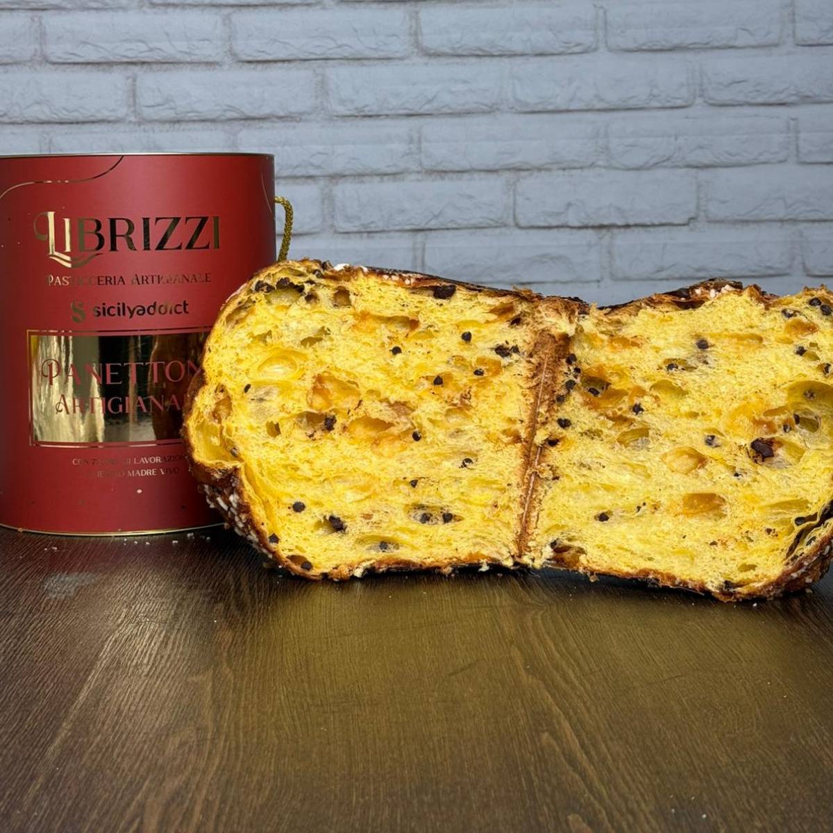 Panettone albicocche e cioccolato Linea Librizzi Deluxe 1kg