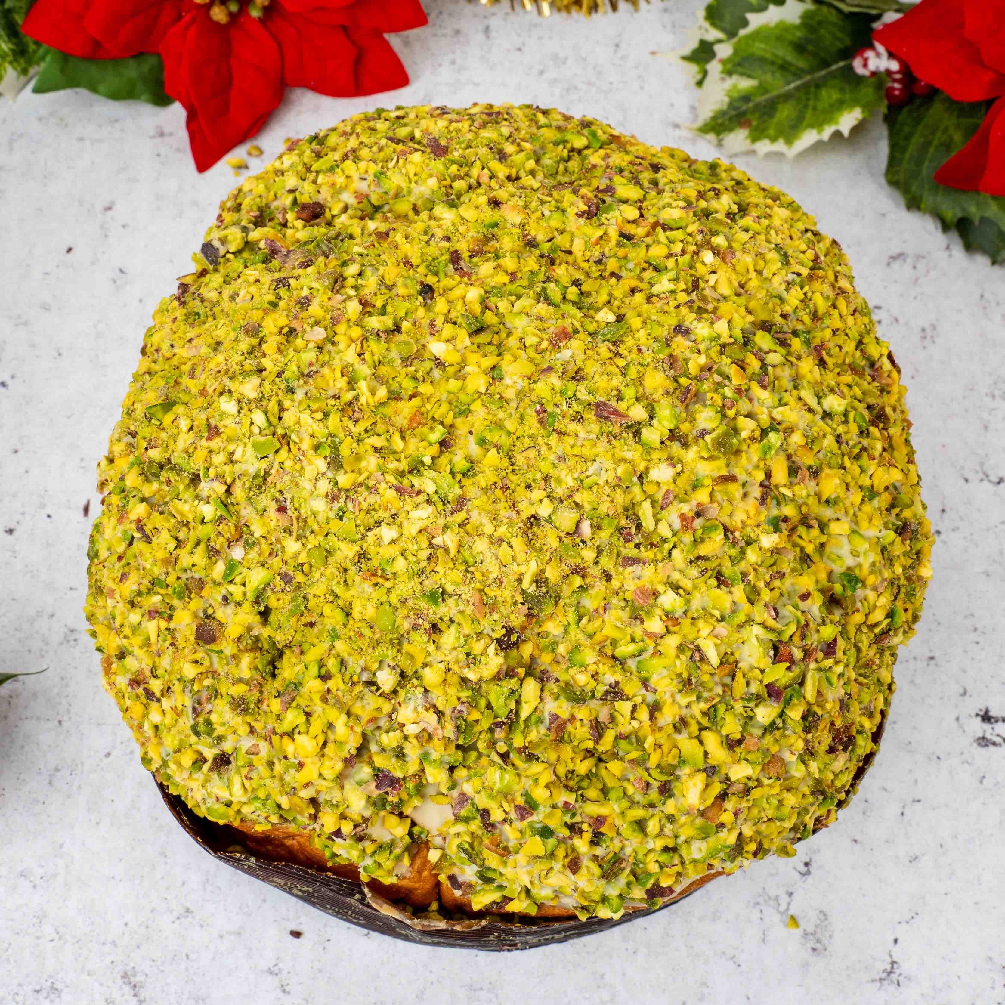 Panettone artigianale farcito al pistacchio 1,1 kg