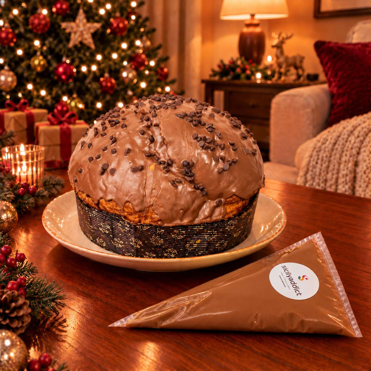 Panettone artigianale al Cioccolato