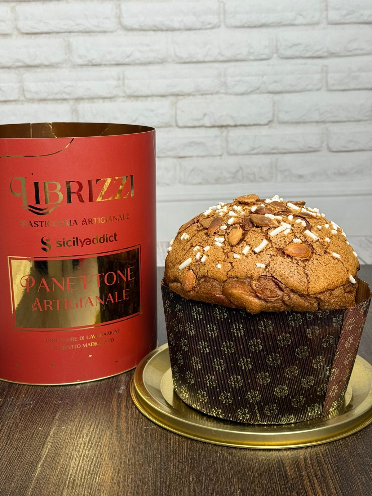 Panettone Tradizionale con uvetta e canditi Linea Librizzi Deluxe 1kg