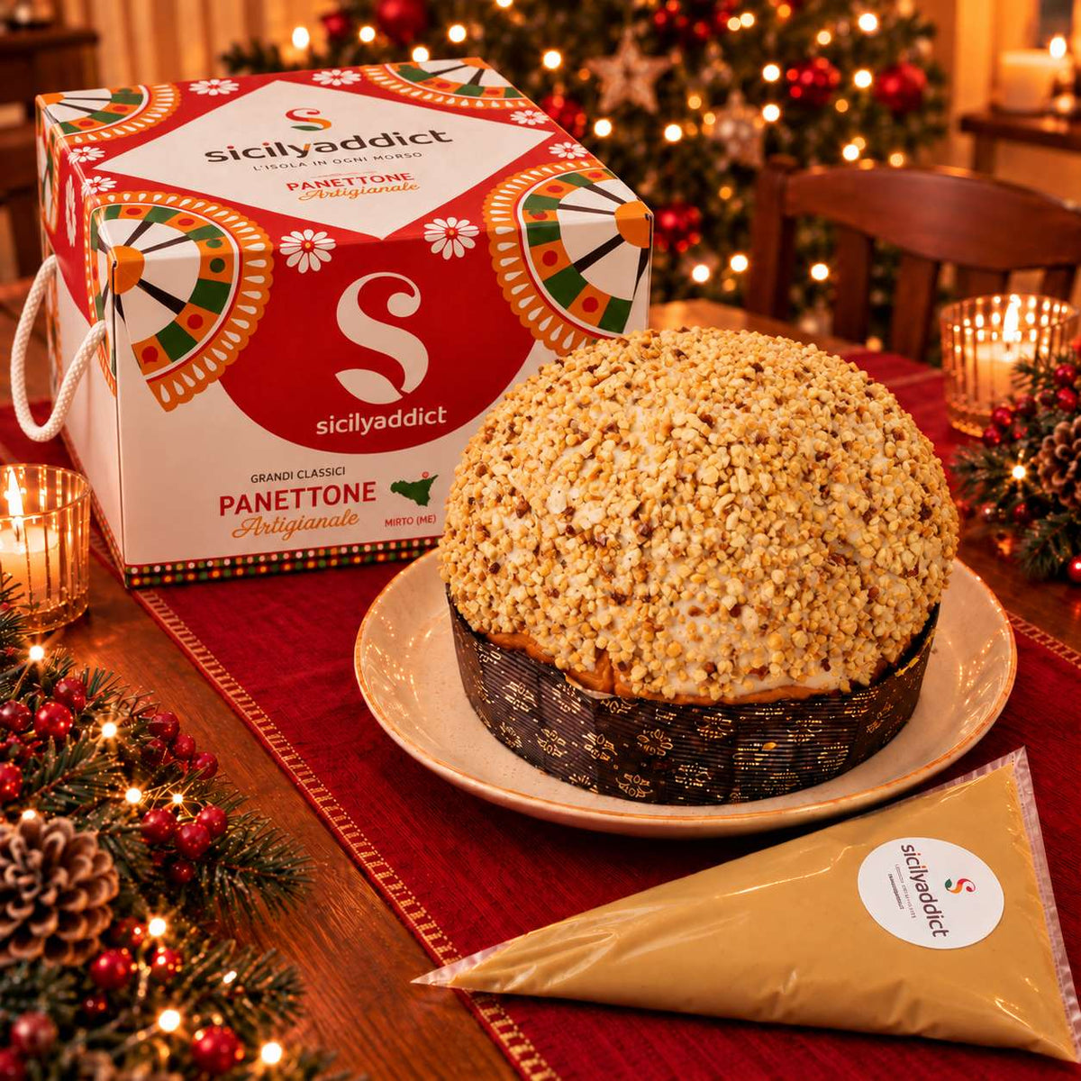 Panettone artigianale alla Nocciola