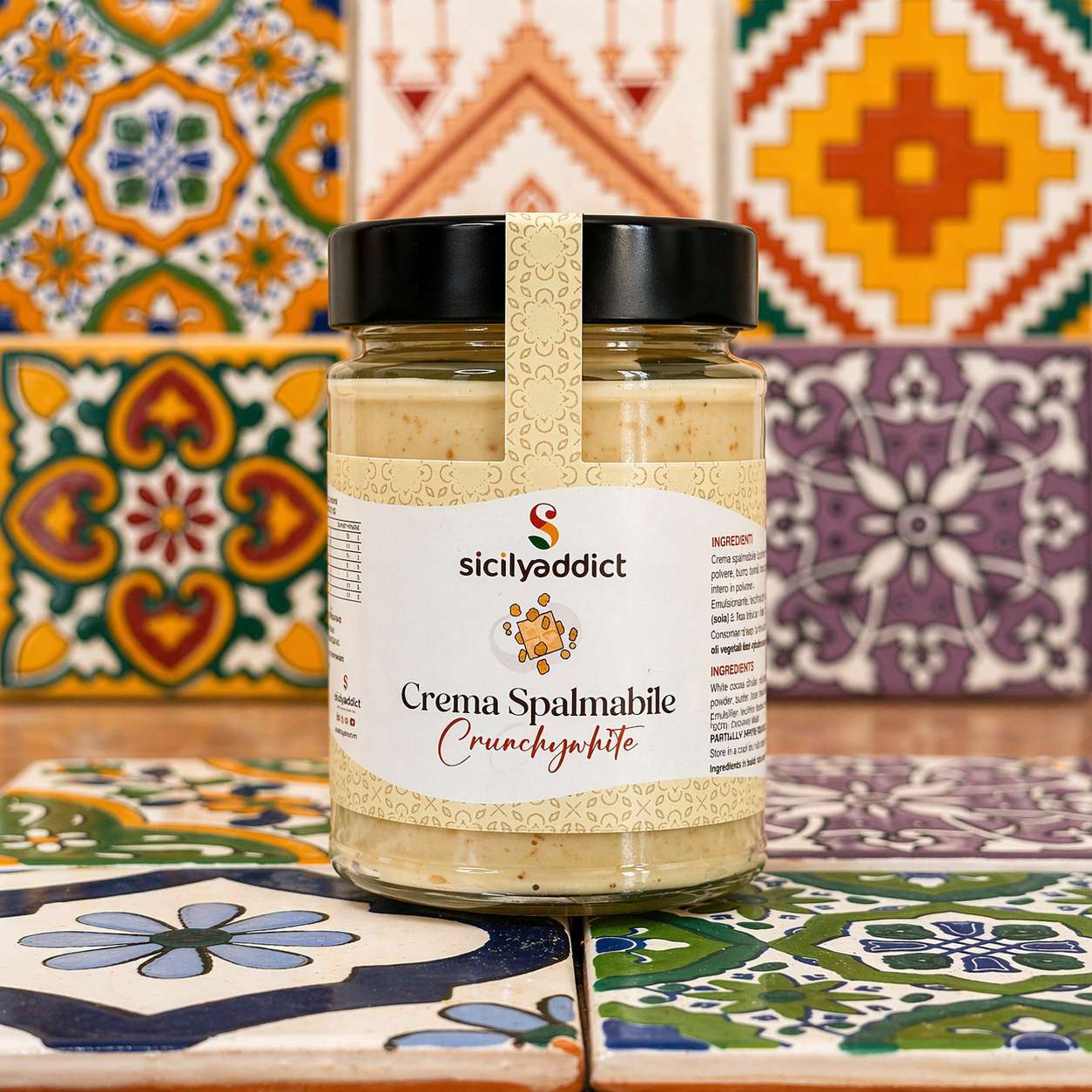 Crema al cioccolato bianco e cereali CrunchyWhite